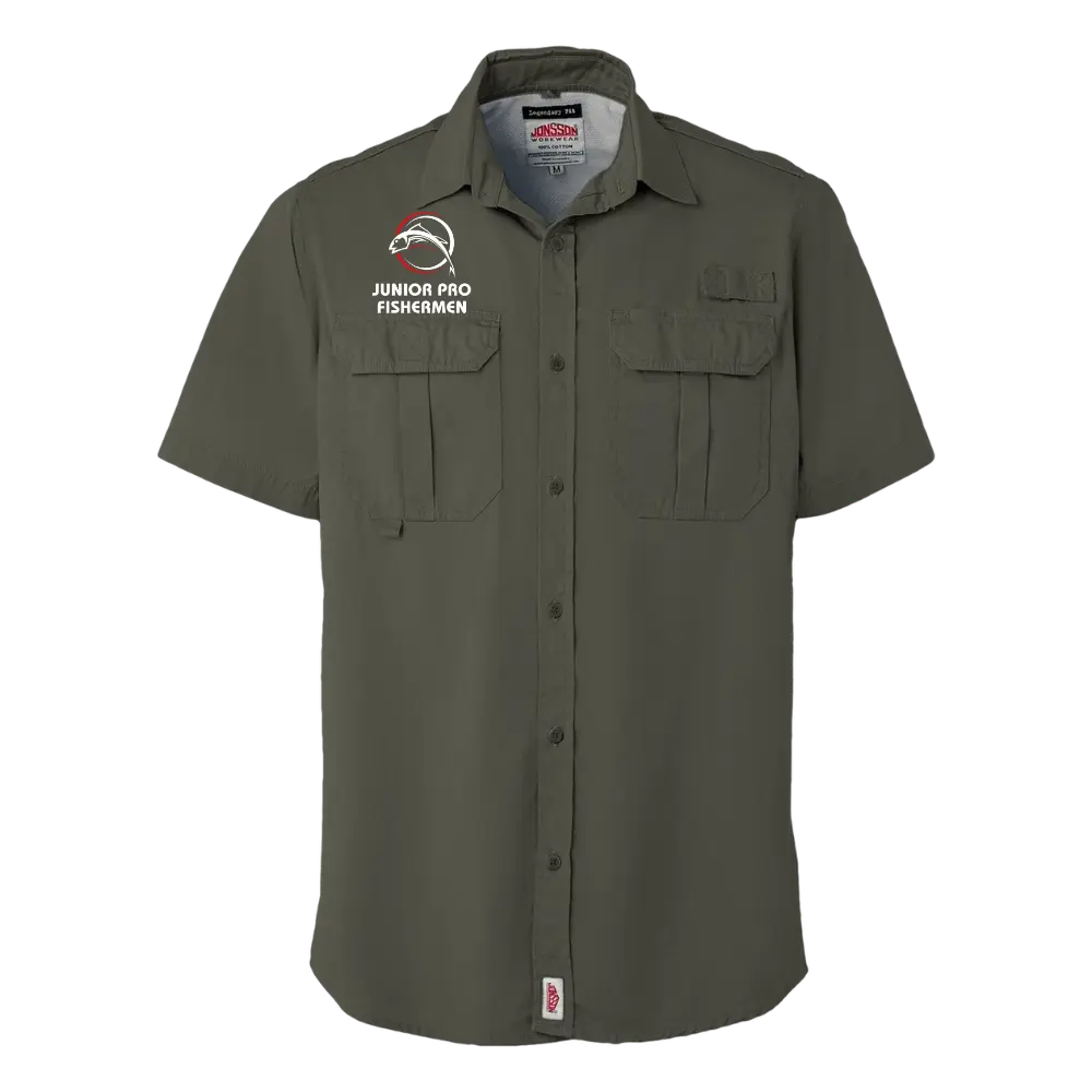 JPF Dad's Vented Shirt - White Text